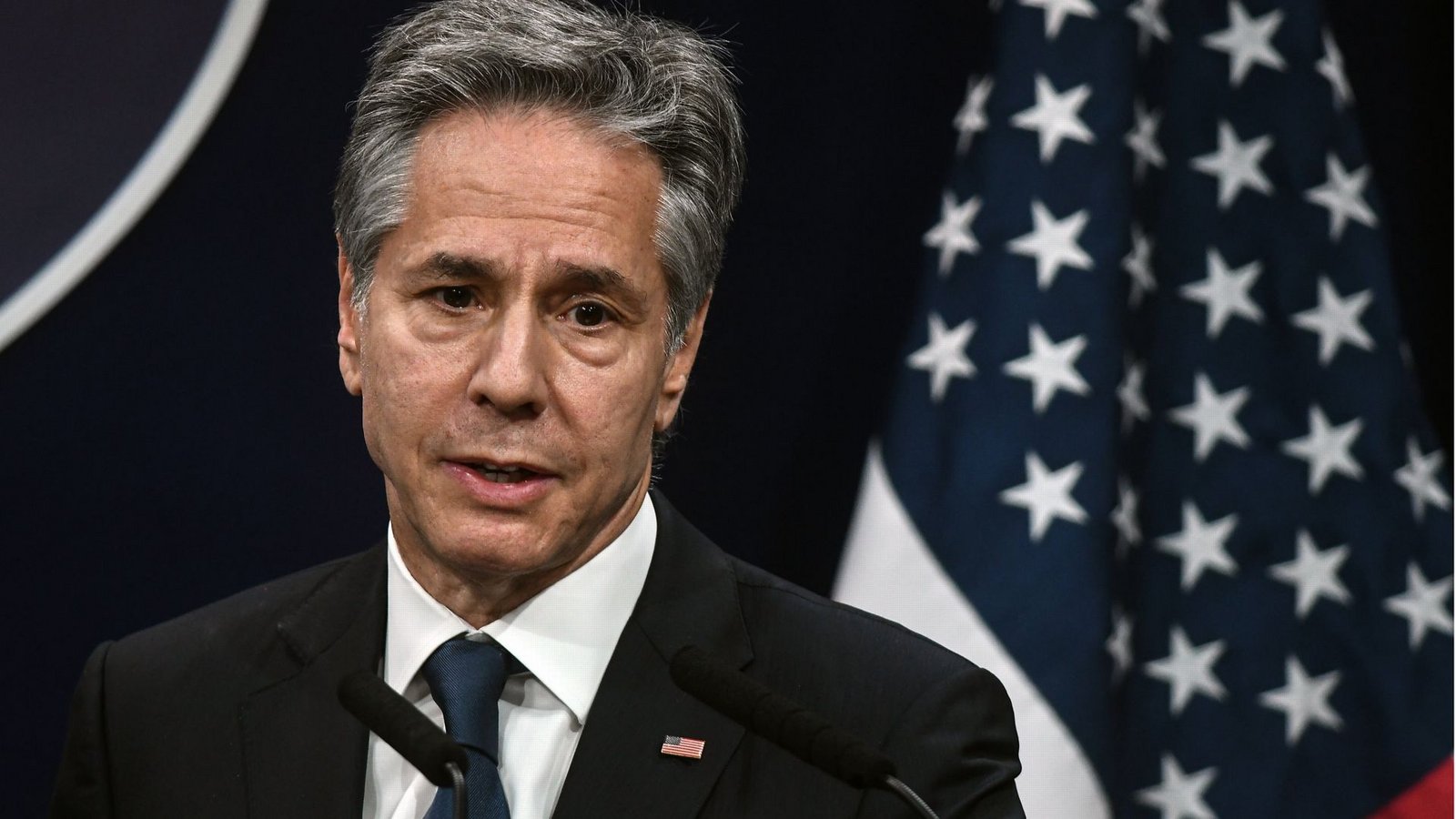 Antony Blinken, Außenminister der USA, hat dem Nachkriegsplan von Benjamin Netanjahu eine Absage erteilt.Foto: dpa/Fernando Gens Antony Blinken, Außenminister der USA, hat dem Nachkriegsplan von Benjamin Netanjahu eine Absage erteilt.Foto: dpa/Fernando Gens