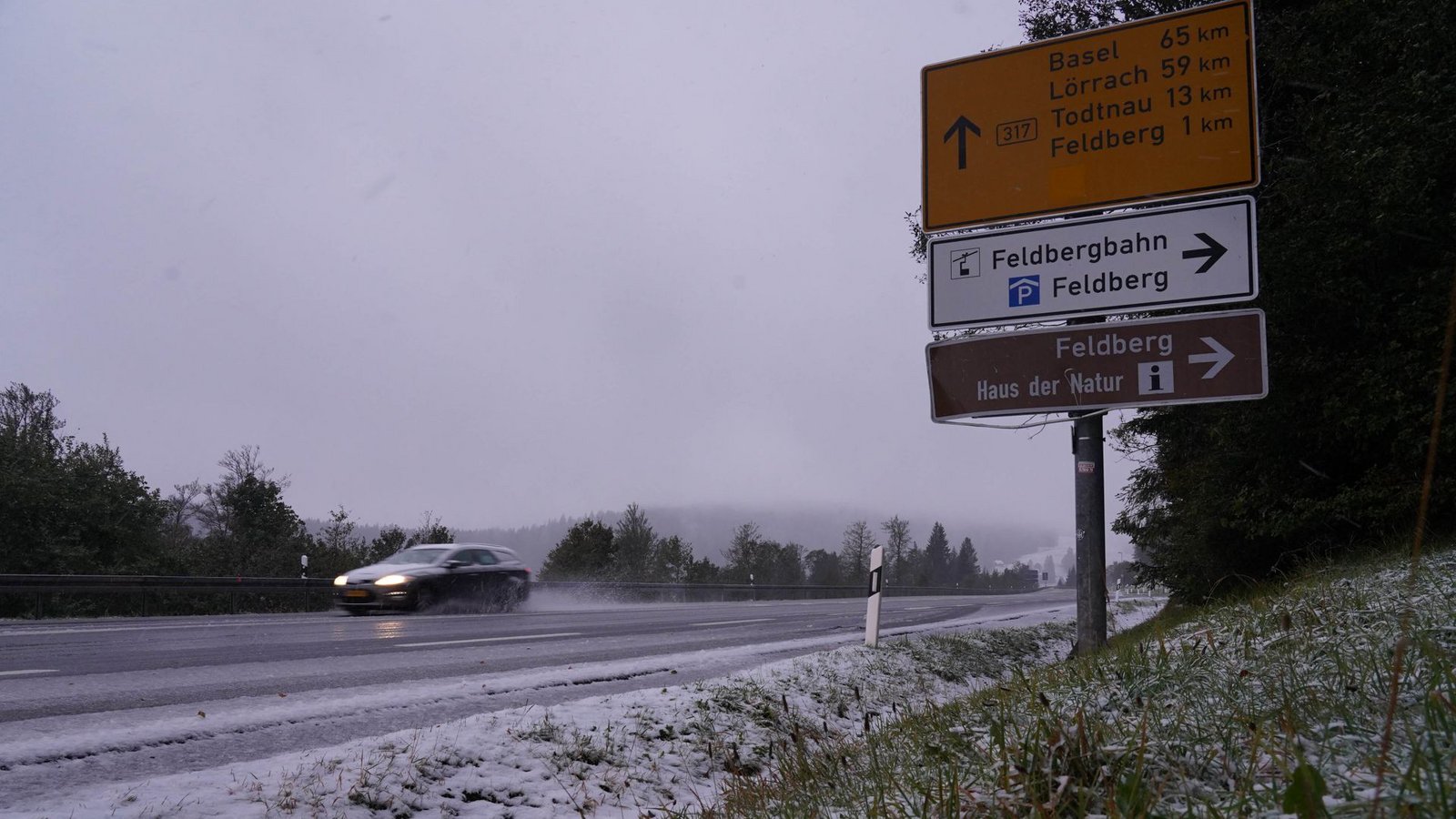 Auf dem Feldberg ist der erste Schnee gefallen (Archivbild).Foto: Andreas Rosar Fotoagentur-Stuttgart Auf dem Feldberg ist der erste Schnee gefallen (Archivbild).Foto: Andreas Rosar Fotoagentur-Stuttgart