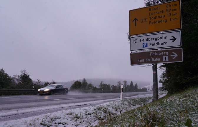 Auf dem Feldberg ist der erste Schnee gefallen (Archivbild).<span class='image-autor'>Foto: Andreas Rosar Fotoagentur-Stuttgart</span>