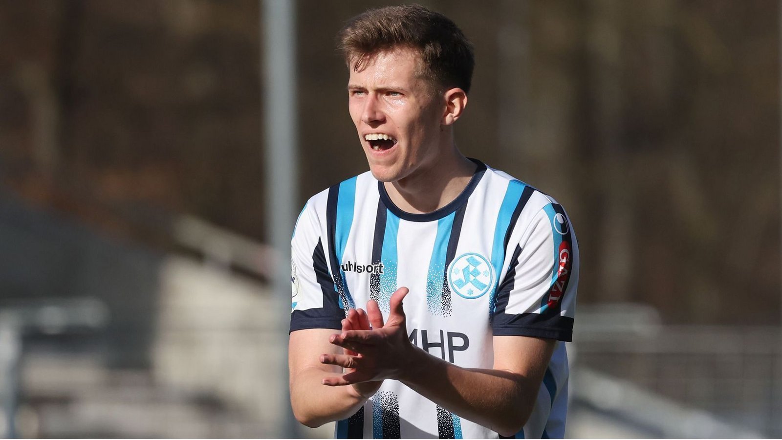 Der 22-jährige Vincent Schwab ist derzeit der einzige Innenverteidiger aus dem letztjährigen Stamm der Stuttgarter Kickers.Foto: Pressefoto Baumann