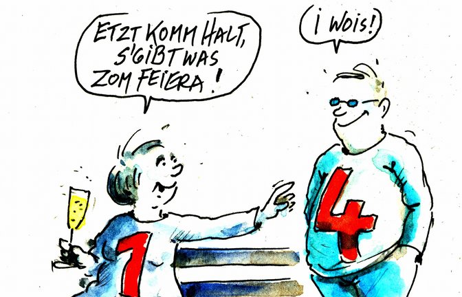 Der Humor von „Auf gut Schwäbisch“-Zeichner Peter Ruge begleitet die Kolumne von Anfang an.<span class='image-autor'>Foto: Peter Ruge</span>
