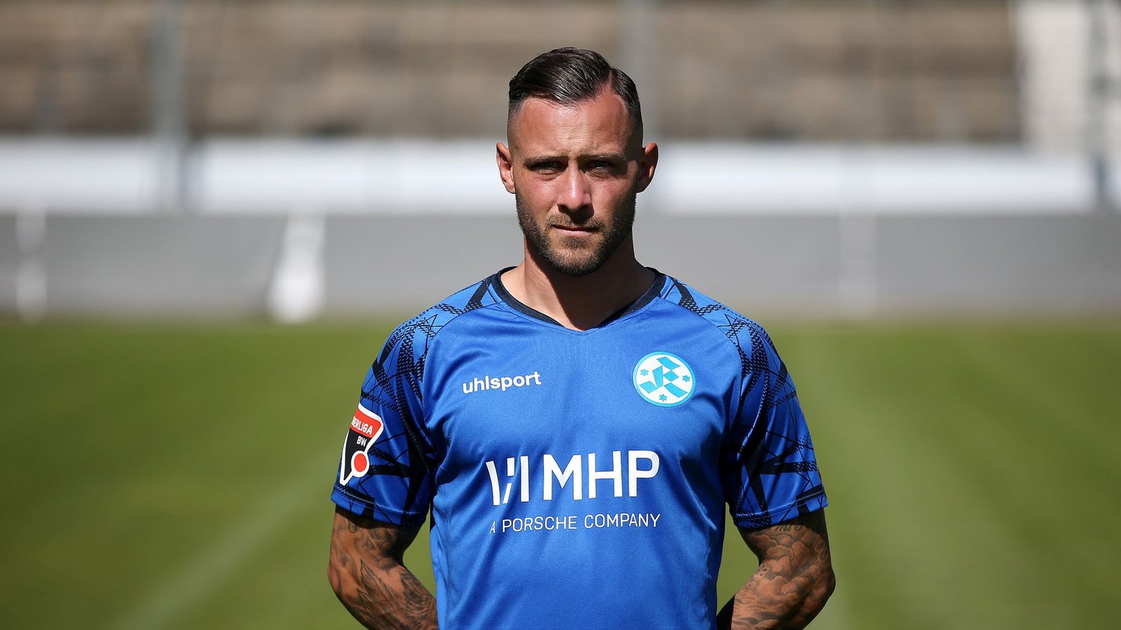 Mittelfeldspieler Lukas Kiefer  (29) spielte zuletzt zwei Jahre lang  beim Regionalligisten SSV Ulm 1846.Foto: Pressefoto Baumann/Alexander Keppler