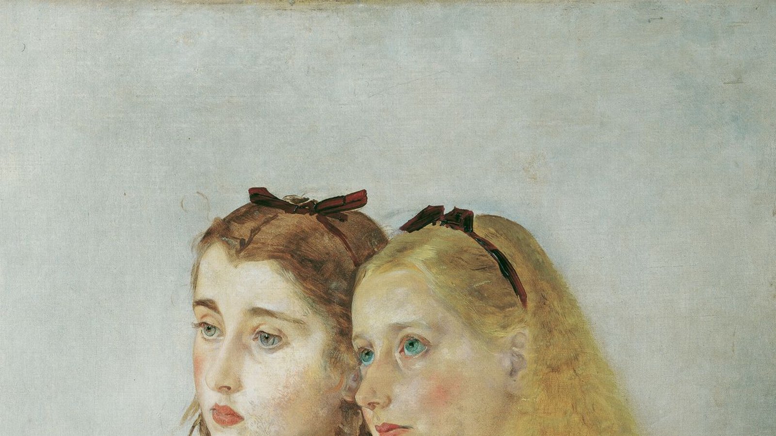 Seite an Seite durch Kindheit und Jugend: Elisabeth und Maja, die Nichten von Anton Romako, der die beiden  1873 malte.Foto: Belvedere Wien