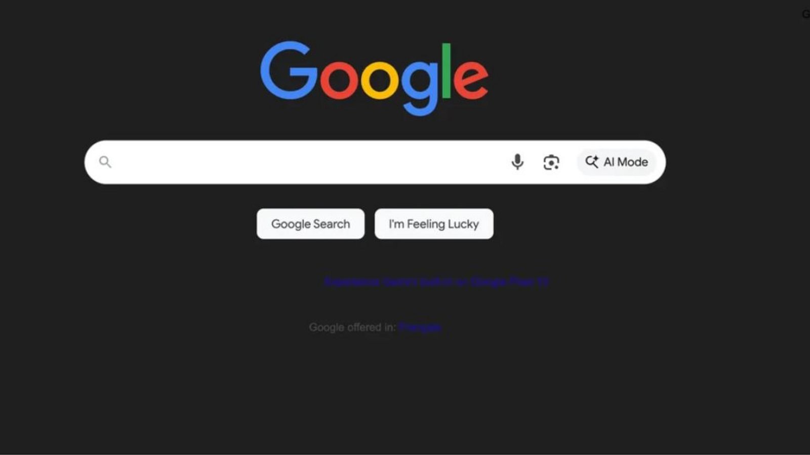 Die Google-Startseite erscheint bei vielen Nutzern plötzlich in Schwarz, ohne aktivierten Dark Mode. Was hinter dem mysteriösen Farbwechsel steckt, erfahren Sie hier.Foto: reddit