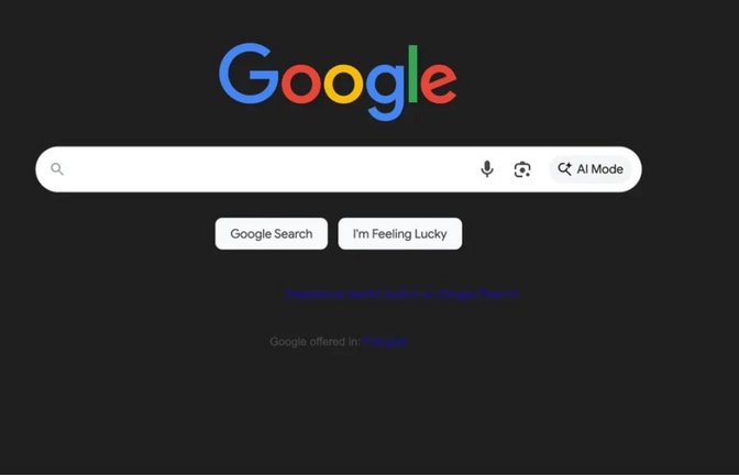 Die Google-Startseite erscheint bei vielen Nutzern plötzlich in Schwarz, ohne aktivierten Dark Mode. Was hinter dem mysteriösen Farbwechsel steckt, erfahren Sie hier.<span class='image-autor'>Foto: reddit</span>