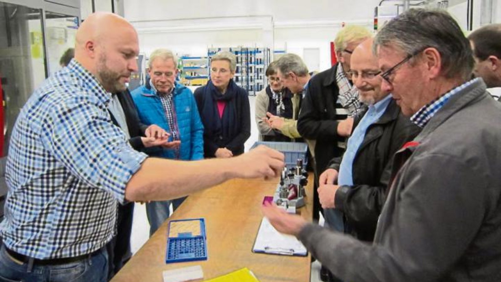 Regionale Betriebe kennenlernen ist das Ziel der Vaihinger Gruppe. Foto: p Regionale Betriebe kennenlernen ist das Ziel der Vaihinger Gruppe. Foto: p