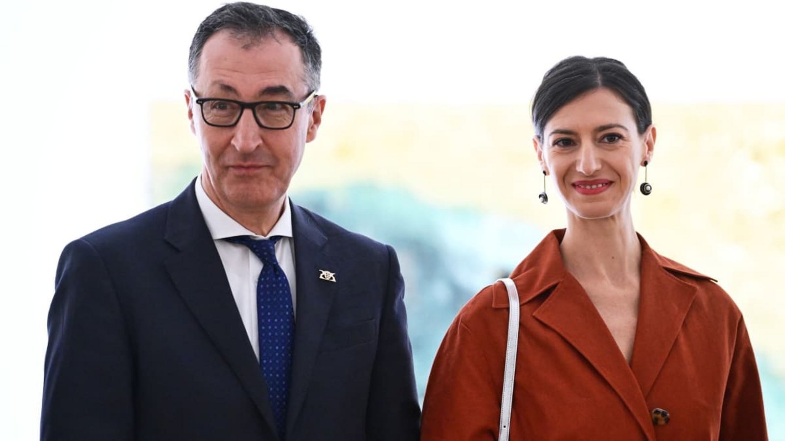 Cem Özdemir und seine Frau Flavia Zaka.Bernd Weißbrod/dpa Cem Özdemir und seine Frau Flavia Zaka.Bernd Weißbrod/dpa