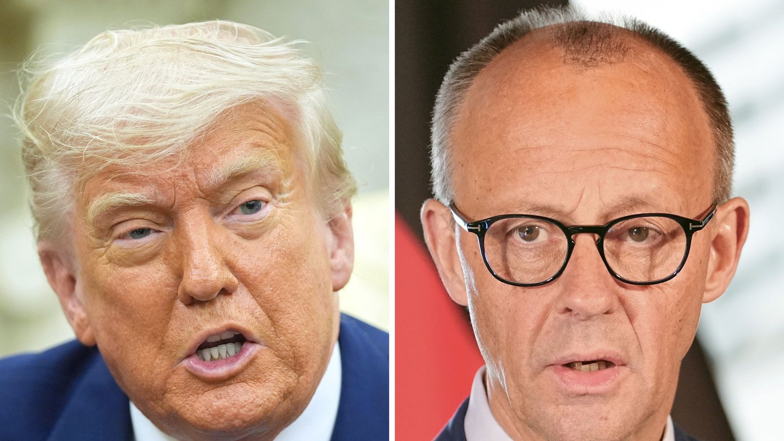 Wie werden sie miteinander klarkommen? US-Präsident Donald Trump und Bundeskanzler Friedrich Merz.Foto: Evan Vucci/Kay Nietfeld/AP/dpa/d Wie werden sie miteinander klarkommen? US-Präsident Donald Trump und Bundeskanzler Friedrich Merz.Foto: Evan Vucci/Kay Nietfeld/AP/dpa/d