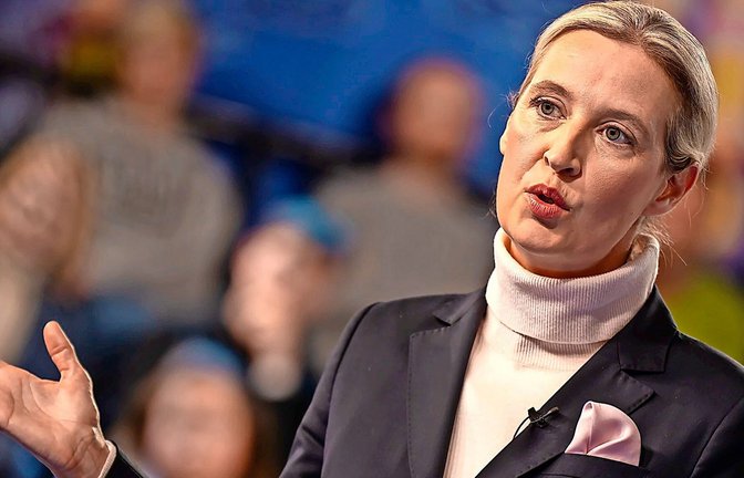 AfD-Chefin Alice Weidel tritt bei der Bundestagswahl 2025   als Direktkandidatin im Wahlkreis Bodensee an.<span class='image-autor'>Foto: dpa/Michael Kappeler</span>