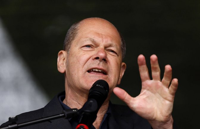 Bundeskanzler Olaf Scholz will eine Erhöhung des Mindestlohns.<span class='image-autor'>Foto: IMAGO/Panama Pictures/IMAGO/Christoph Hardt</span>