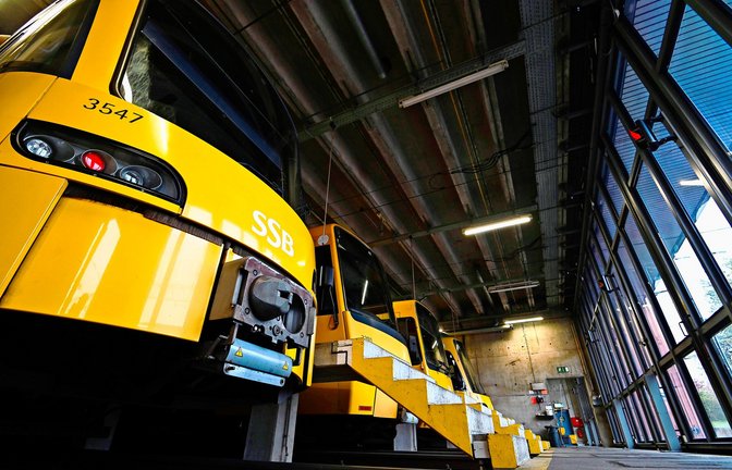 Die Fahrzeuge der Stuttgarter Stadtbahn bleiben am Montag im Depot.<span class='image-autor'>Foto: Lichtgut/Leif Piechowski</span>