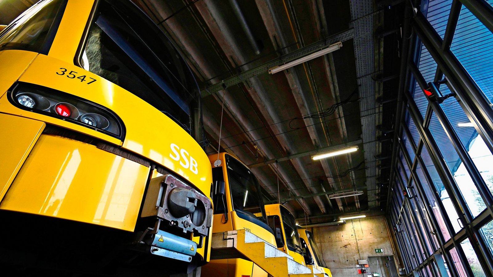 Die Fahrzeuge der Stuttgarter Stadtbahn bleiben am Montag im Depot.Foto: Lichtgut/Leif Piechowski Die Fahrzeuge der Stuttgarter Stadtbahn bleiben am Montag im Depot.Foto: Lichtgut/Leif Piechowski