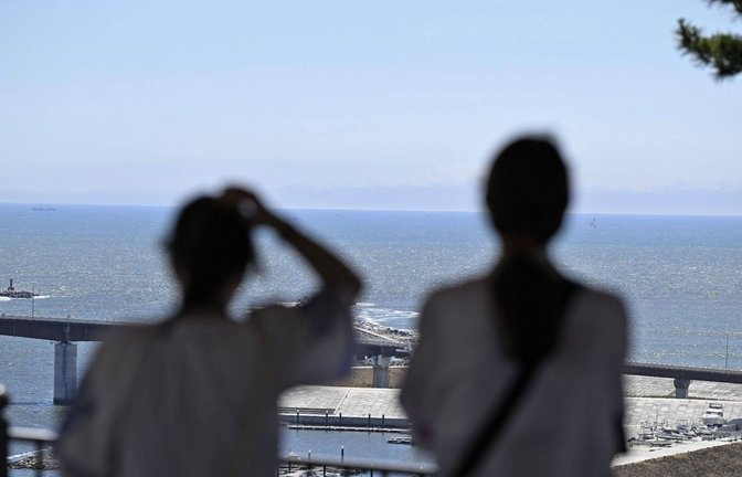 An der Küste im Nordosten Japans herrscht eine Tsunami-Warnung.<span class='image-autor'>Foto: IMAGO/Kyodo News/IMAGO</span>