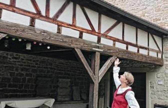 Annelise führt ins Jahr 1693. Eine Anmeldung für die Stadtführung ist erforderlich. Foto: pv