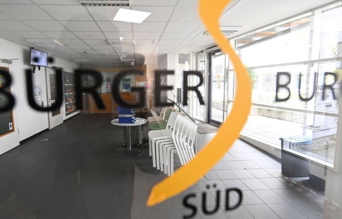 Eine Wochee lang nur mit Termin besuchbar: Stuttgarter Bürgerbüros.<span class='image-autor'>Bernd Weißbrod/dpa</span>