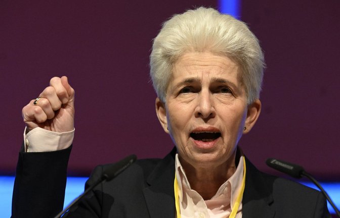 Marie-Agnes Strack-Zimmermann teilt gerne aus – so auch jüngst bei  einer Wahlkampfveranstaltung  in Ravensburg (Archivbild)<span class='image-autor'>Foto: dpa/Roberto Pfeil</span>