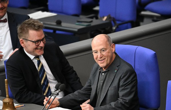Als Alterspräsident durfte Gregor Gysi (Linke) so lange reden, wie er wollte.<span class='image-autor'>Foto: dpa/Bernd von Jutrczenka</span>