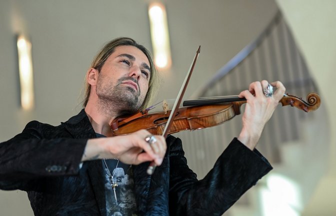 David Garrett ist ein Virtuose an der Geige.<span class='image-autor'>Foto: dpa/Jens Kalaene</span>