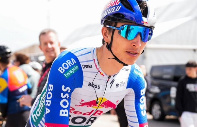 Florian Lipowitz war Biathlet, bevor er mit dem Radsport begann.<span class='image-autor'>Nicolás Carvalho Ochoa/dpa</span>