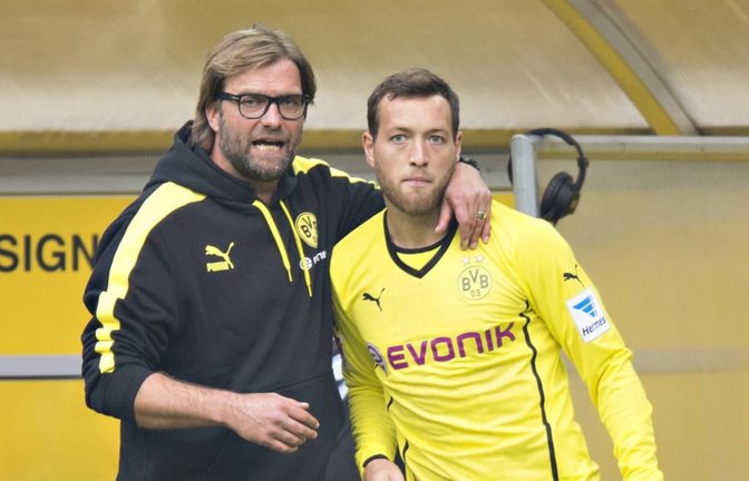 „Er kann dein Papa sein, dein bester Kumpel, dein autoritärer Trainer und dein größter Kritiker“, sagt der ehemalige Dortmunder und Stuttgarter Stürmer Julian Schieber über seine Zeit mit Jürgen Klopp.<span class='image-autor'>imago/Moritz Müller</span>