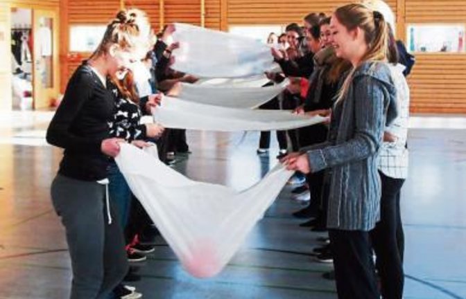 Praktische Übungen für die Kampfrichter bei der Schulung in Sersheim Foto: privat