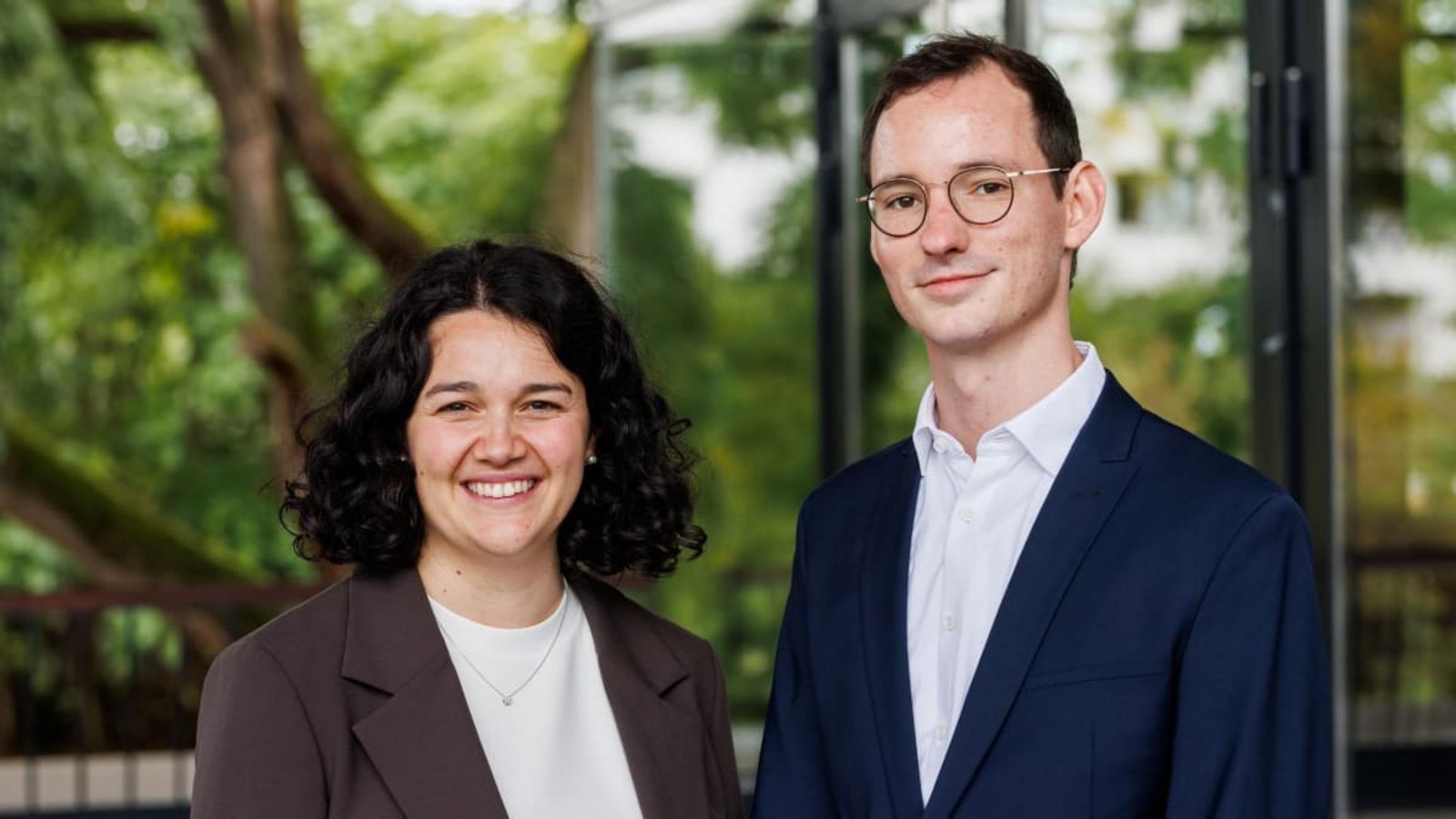 Clara Wellhäußer und Jan-Lukas Schmitt führen künftig die Grünen im Südwesten.Philipp von Ditfurth/dpa