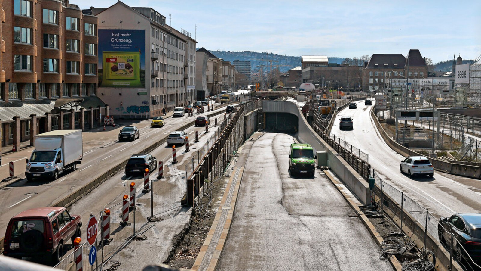 Im Bereich der Stuttgart-21-Baustelle an der Willy-Brandt-Straße wird es am Wochenende eng.Foto: Lichtgut/Max Kovalenko Im Bereich der Stuttgart-21-Baustelle an der Willy-Brandt-Straße wird es am Wochenende eng.Foto: Lichtgut/Max Kovalenko