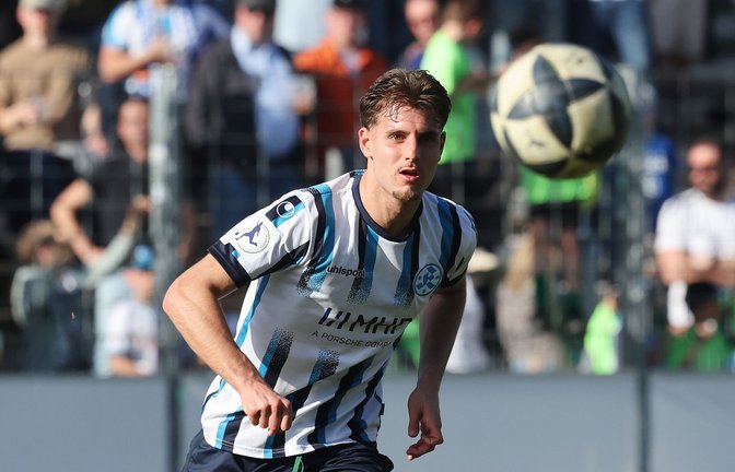 Mario Borac hat den Sprung von der Kickers-Jugend ins Regionalligateam geschafft.<span class='image-autor'>Foto: Baumann/Hansi Britsch</span>