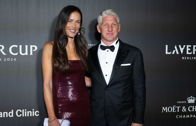 Ivanovic und Schweinsteiger im September 2024.<span class='image-autor'>Foto: Christophe Gateau/dpa</span>