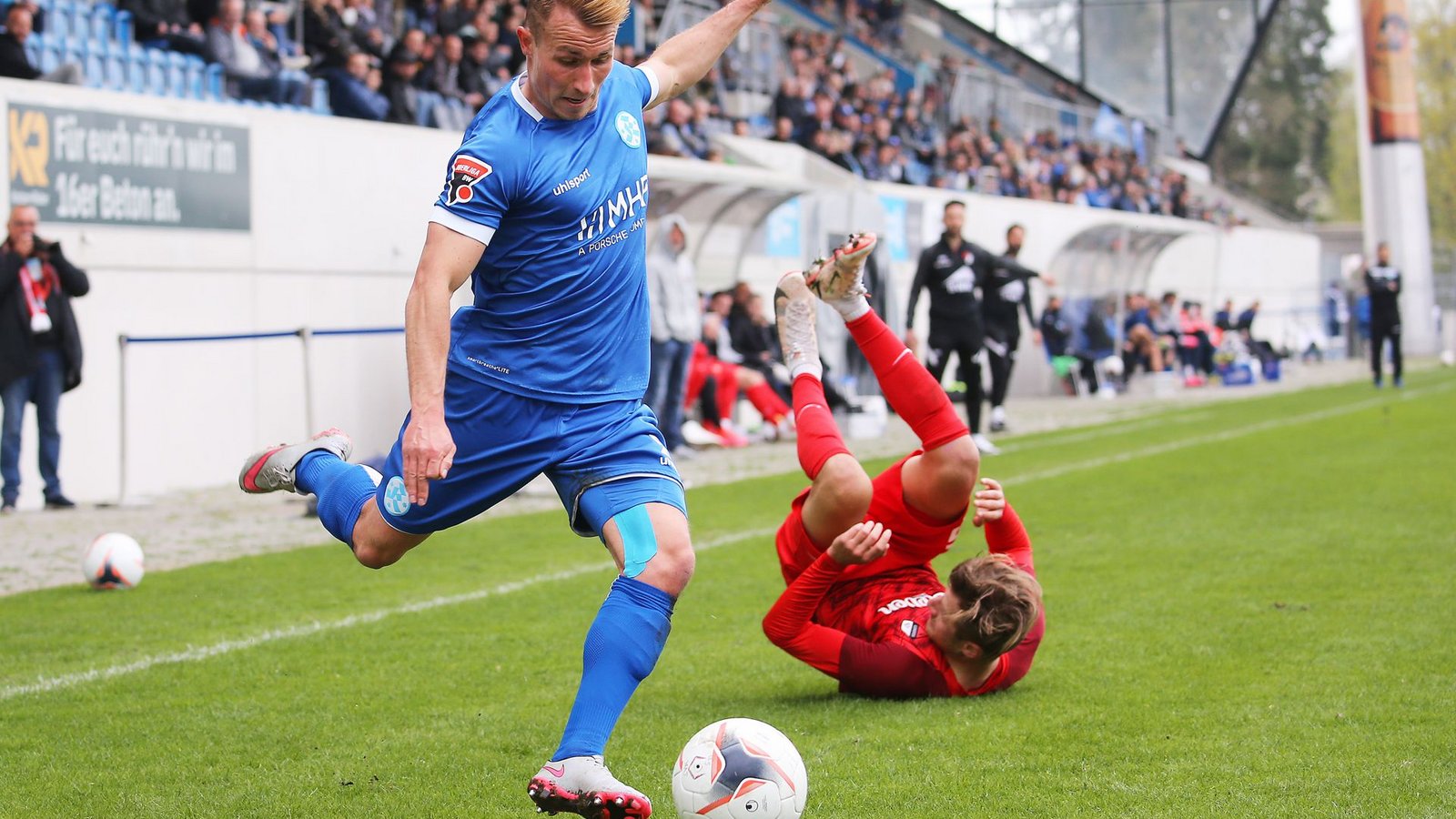 Malte Moos gehört bei den Blauen zu den absoluten Leistungsträgern.Foto: Pressefoto Baumann/Julia Rahn