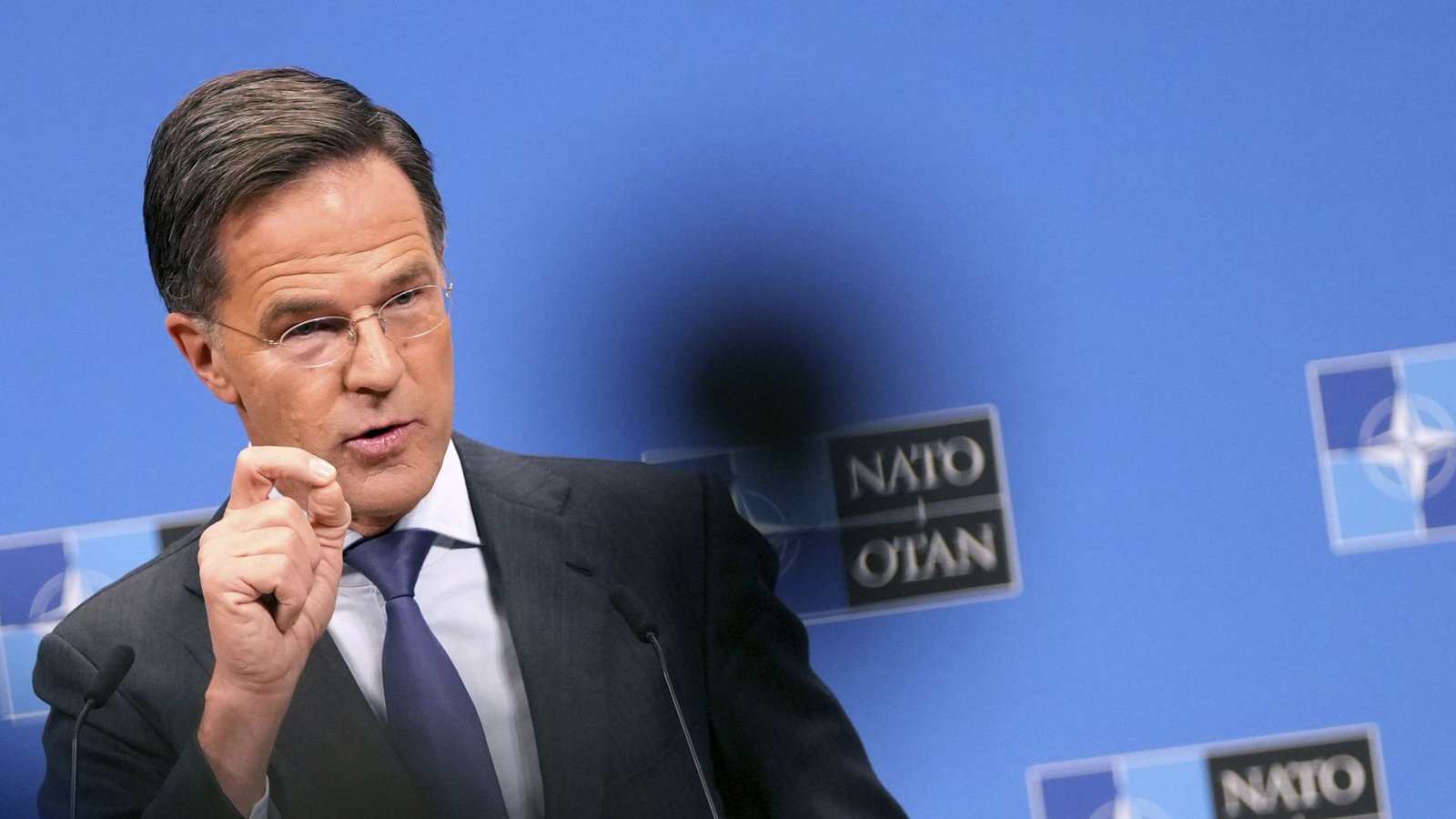 Nato-Chef Rutte fordert eine „enge Beteiligung“ der Ukraine an möglichen Verhandlungen. (Archivbild)Foto: dpa/Virginia Mayo Nato-Chef Rutte fordert eine „enge Beteiligung“ der Ukraine an möglichen Verhandlungen. (Archivbild)Foto: dpa/Virginia Mayo