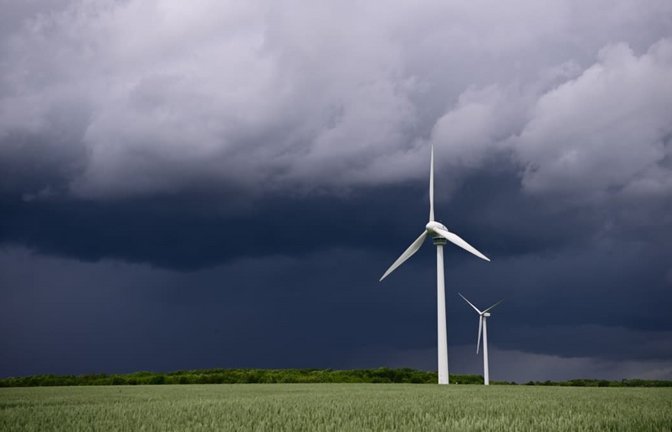 Der DWD warnt vor Starkregen, Hagel und Gewitter.<span class='image-autor'>Julian Stratenschulte/dpa</span>