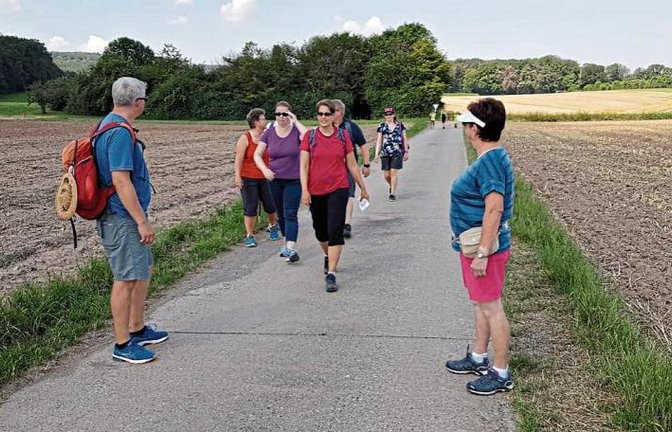 Wandern ist gut für die Gesundheit – auch bei sommerlichen Temperaturen.  Foto: p
