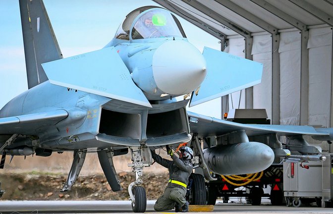 Bei den  Kampfjets liegen die Europäer im Vergleich  zu Russland vorn.<span class='image-autor'>Foto: dpa/Bernd von Jutrczenka</span>