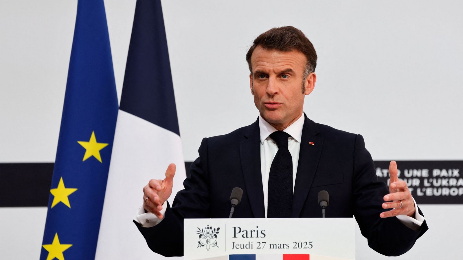 Der französische Präsident, Emmanuel Macron.Foto: AFP/POOL/LUDOVIC MARIN
