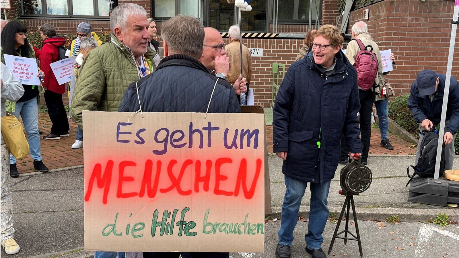 In Stuttgart gab es Proteste gegen die Schließungen der Notfallpraxen.Foto: Hartmann In Stuttgart gab es Proteste gegen die Schließungen der Notfallpraxen.Foto: Hartmann