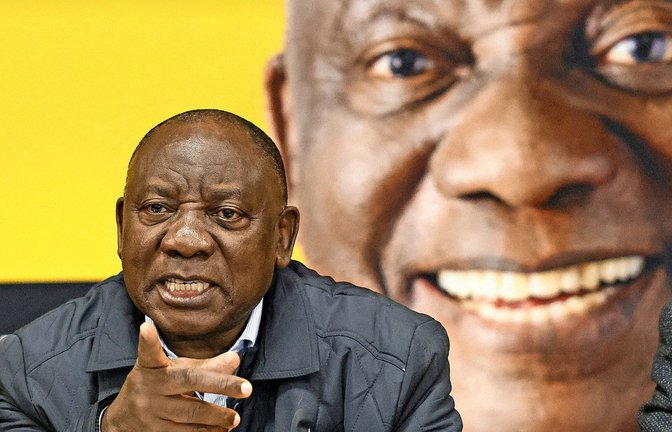Südafrikas Präsident Cyril Ramaphosa scheut den Konflikt nicht.<span class='image-autor'>Foto: AFP</span>