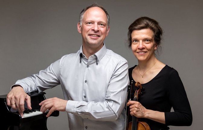 Anke Dill und Florian Wiek spielen Sonaten von Mozart, Franck und Beethoven.  <span class='image-autor'>Foto: p</span>