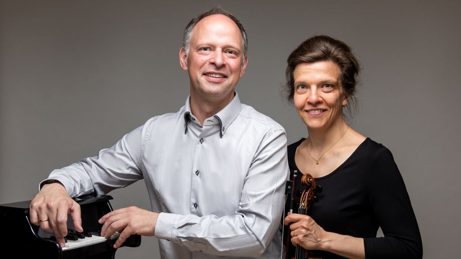 Anke Dill und Florian Wiek spielen Sonaten von Mozart, Franck und Beethoven.  Foto: p
