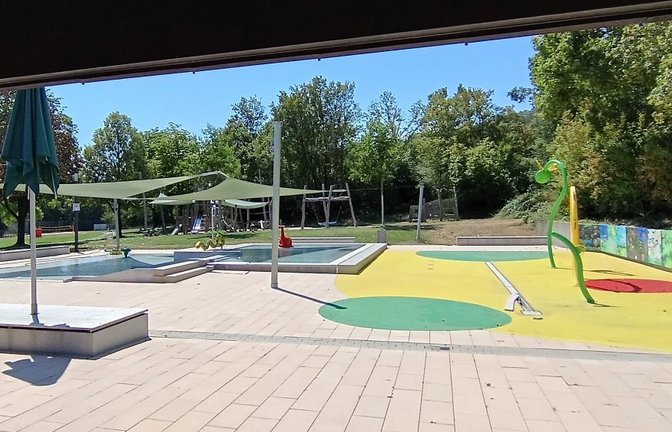 Schäden beseitigt: Das Kleinkindbecken des Vaihinger Enztalbades kann jetzt wieder genutzt werden. Foto: Arning