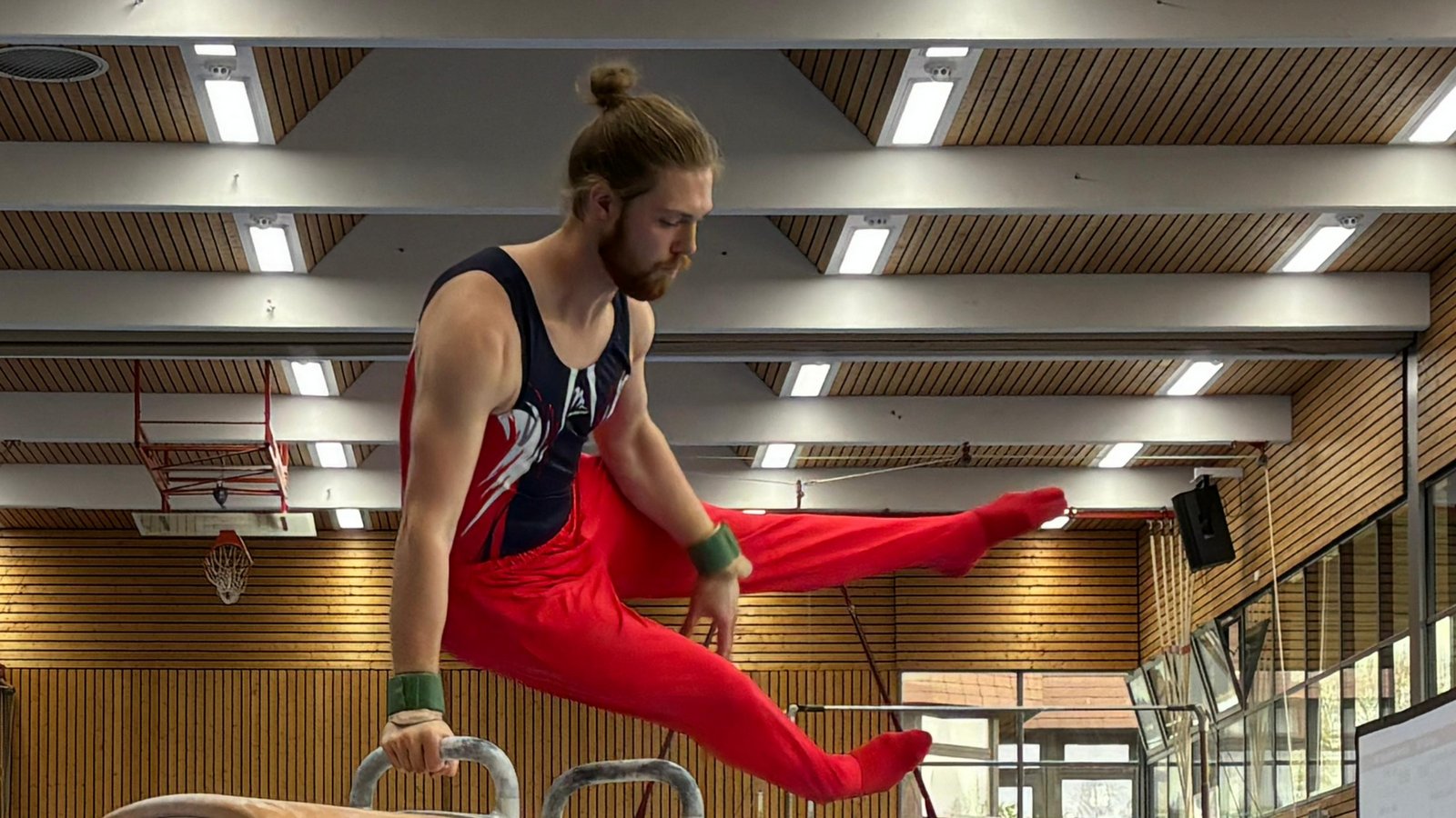 Felix Lehmann hat zwar nur den Auftritt am Pauschenpferd, kämpft aber mit der TG Ingersheim/Sersheim weiter um den Klassenerhalt. Foto: privat