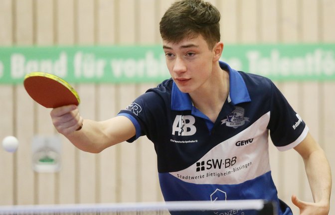Jeromy Löffler hat im Rückspiel beim TSV Kuppingen seine persönliche Bilanz in der Regionalliga auf 20:0 Siege ausgebaut. <span class='image-autor'>Foto: Archiv/Leitner</span>
