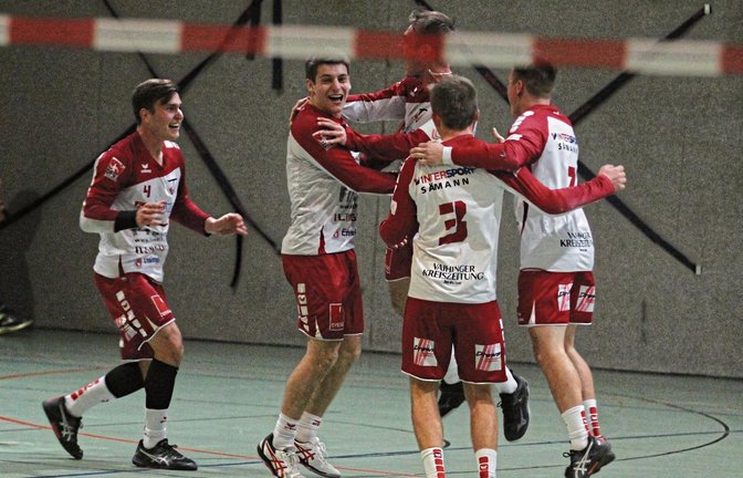 Die Faustballer des TV Vaihingen hatten in dieser Saison in allen vier Spielen Grund zu jubeln. Zuletzt schlugen sie Calw.  Foto: Archiv/Nachreiner