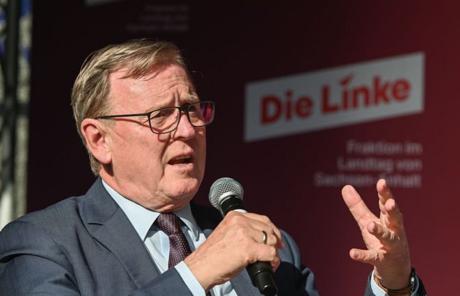 Bundestagsvizepräsident Bodo Ramelow (Linke) hat für eine Kooperation seiner Partei mit der CDU plädiert (Archivfoto).<span class='image-autor'>Heiko Rebsch/dpa</span>