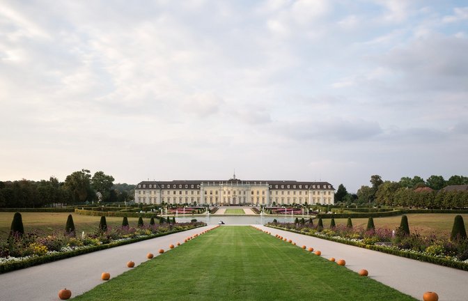 Die Gärten des Blüba und der Neue Hauptbau des Residenzschlosses. <span class='image-autor'>Foto: Bayerl/SSG</span>