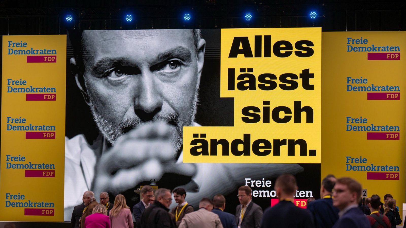 Christian Lindner wirbt für die Wahl der FDP – so könne Schwarz-Grün verhindert werden.Foto: dpa/Michael Kappeler