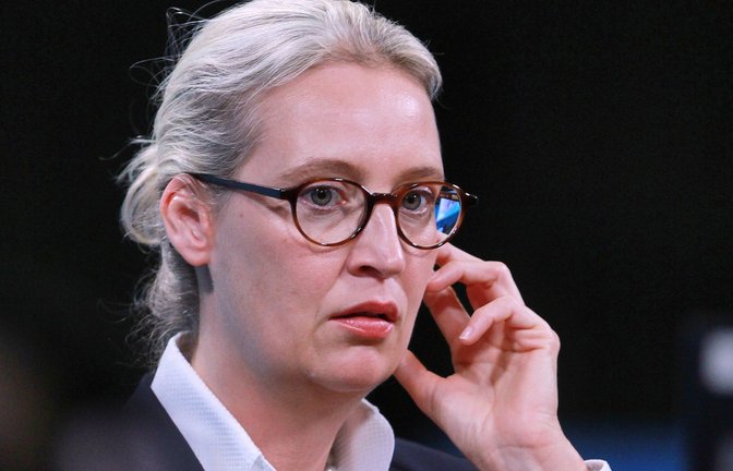 Die AfD-Vorsitzende Alice Weidel war am Sonntagabend zu Gast bei Caren Miosga. (Archivbild)<span class='image-autor'>Foto: IMAGO/dts Nachrichtenagentur</span>