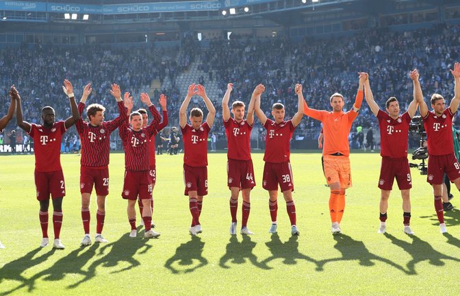 Ausgerechnet gegen Borussia Dortmund kann der FC Bayern die zehnte Meisterschaft in Serie perfekt machen.<span class='image-autor'>Foto: Friso Gentsch/dpa</span>
