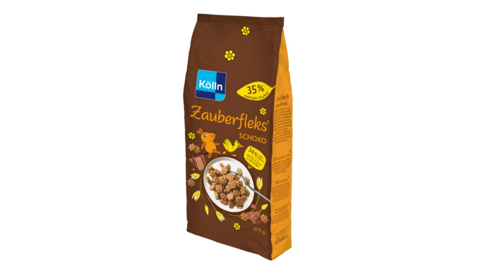 „Kölln Zauberfleks Schoko“ in der 375-Gramm-PackungKölln „Kölln Zauberfleks Schoko“ in der 375-Gramm-PackungKölln