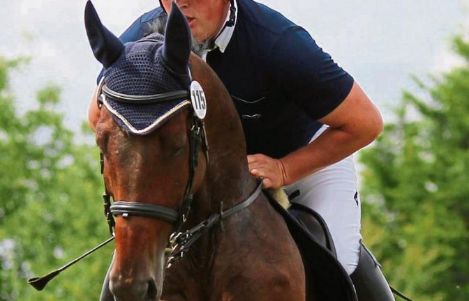 Daniel Rapp (RFZV Nussdorf) nimmt bei seinem Heimturnier wieder vor allem die mittelschweren Prüfungen in Angriff. Foto: privat
